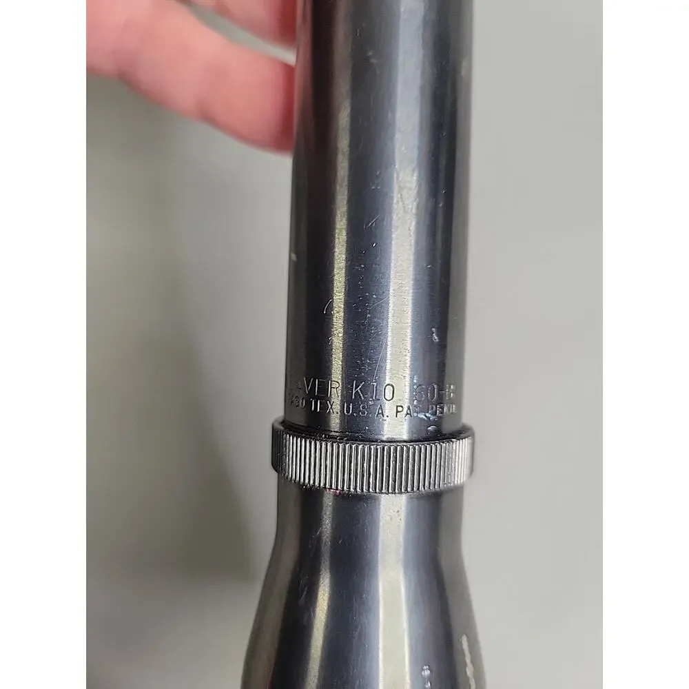 Vintage Weaver K10 60-B Rifle Scope, El Paso Tx Clear Scope Cross Hair Reticle